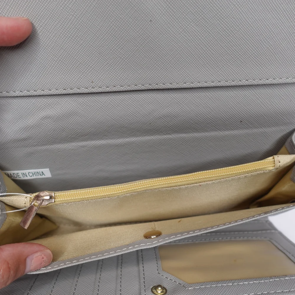Women's AR New York Wallet, One Size, Gray Floral NWT $59